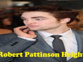 Robert Pattinson Height