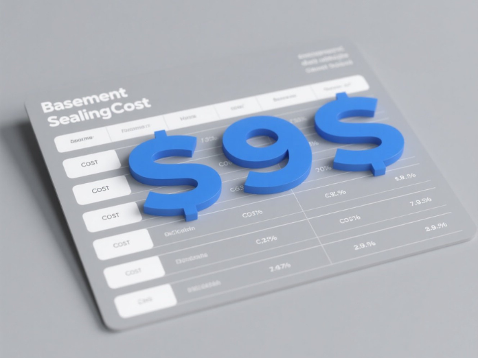 Basement Sealing Cost Basement Sealing Cost