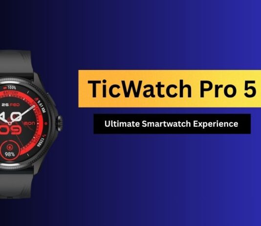 TicWatch Pro 5: The Ultimate Smartwatch Experience with Advanced Health Tracking, Long-Lasting Battery, and Premium Innovative Design TicWatch Pro 5