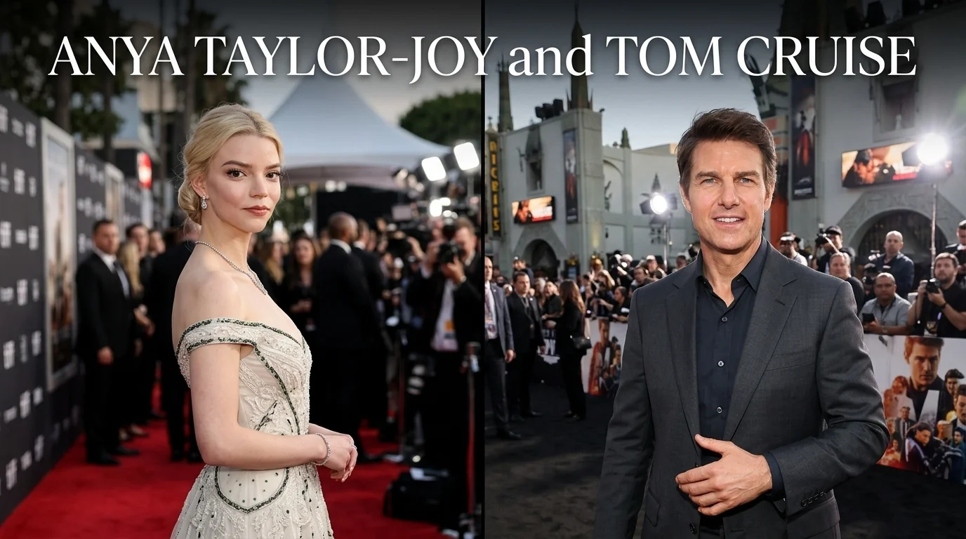 anya taylor-joy and tom cruise Anya Taylor-Joy and Tom Cruise